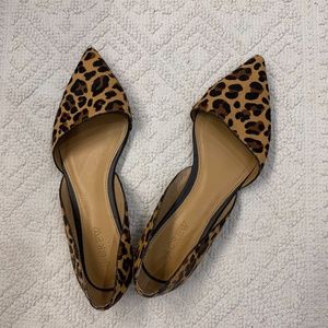 J Crew leopard flats